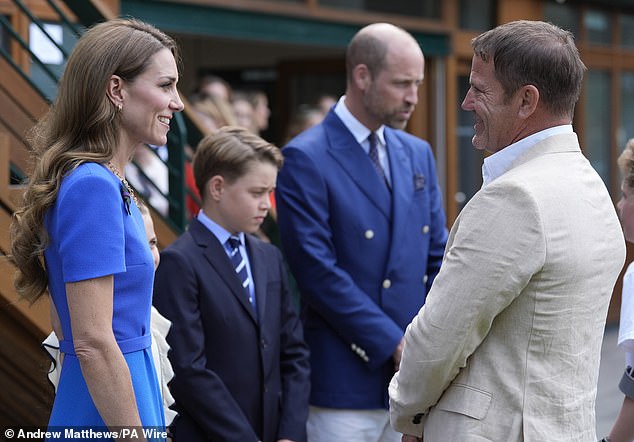 The Princess of Wales, Prince George and the Prince of Wales meet Steve Backshall this afternoon