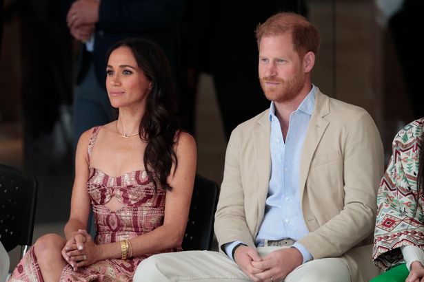 Harry and wife Meghan 