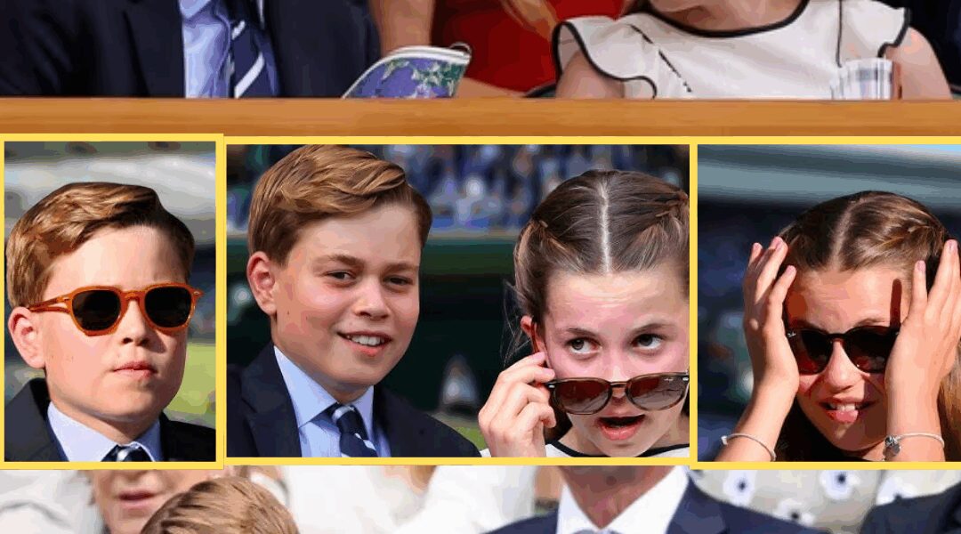 “Too Cute to Ignore!” – Charlotte and George Melt Hearts with Unscripted Reactions Courtside at Wimbledon