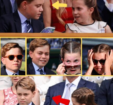 “Too Cute to Ignore!” – Charlotte and George Melt Hearts with Unscripted Reactions Courtside at Wimbledon