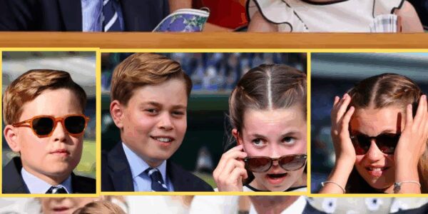 “Too Cute to Ignore!” – Charlotte and George Melt Hearts with Unscripted Reactions Courtside at Wimbledon