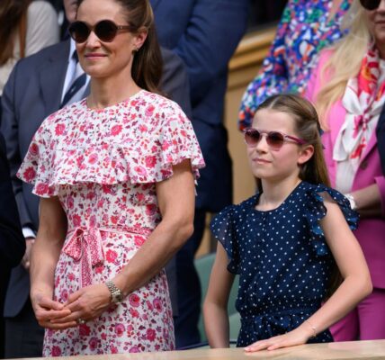 Charlotte and Aunt Pippa Leave Leaves Fans Go Wild with Sweet Moments and Stunning Matching Outfits at Wimbledon