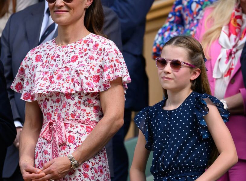 Charlotte and Aunt Pippa Leave Leaves Fans Go Wild with Sweet Moments and Stunning Matching Outfits at Wimbledon