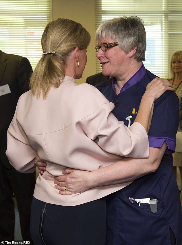 Sophie gave birth to Lady Louise following a difficult' pregnancy on the 8 November 2003
