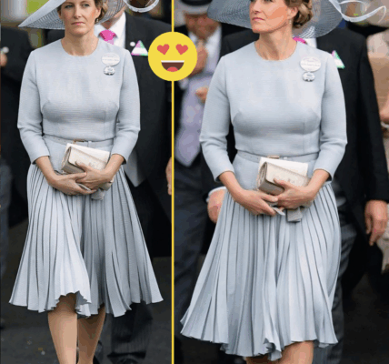 SHE’S SO ELEGANCE! Duchess Sophie Radiates Timeless Elegance in Tailored Grey and Classic Accessories
