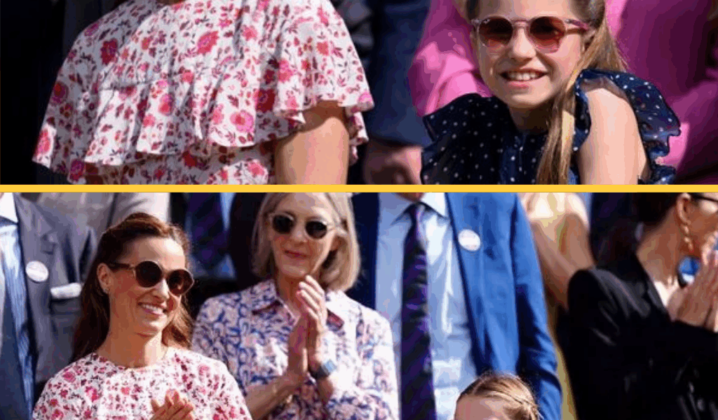 WHAT’S THAT, IT’S LOVELY DUO! Princess Charlotte and Aunt Pippa Melt Hearts with Adorable Matching Outfits and Sweet Moments at Wimbledon