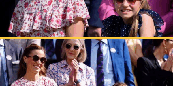 WHAT’S THAT, IT’S LOVELY DUO! Princess Charlotte and Aunt Pippa Melt Hearts with Adorable Matching Outfits and Sweet Moments at Wimbledon