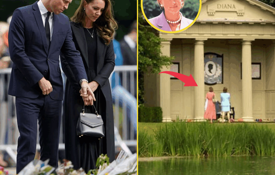 HBBD PRINCESS – A TEARFUL TRIBUTE: Catherine and William’s Heartfelt Visit to Princess Diana’s Resting Place on What Would Have Been Her 64th Birthday Moves the Nation