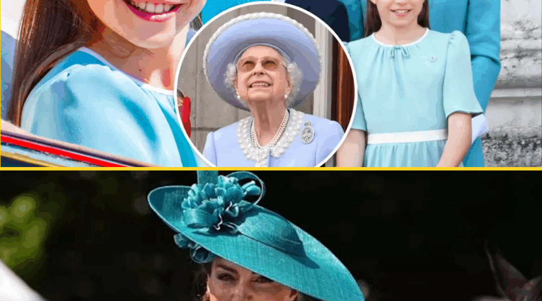AWW SO SWEET! Princess Catherine and Charlotte Melt Hearts with Adorable Mother-Daughter Moment in Matching Aqua Outfits at Trooping the Colour 2025