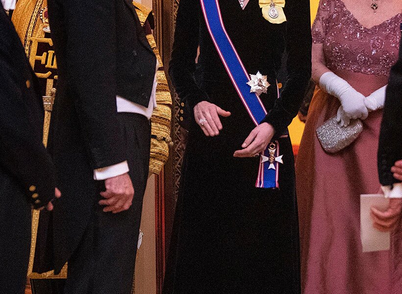 All Eyes On Catherine In Glittering Gown As She RADIANT In Queen’s Necklace At State Banquet