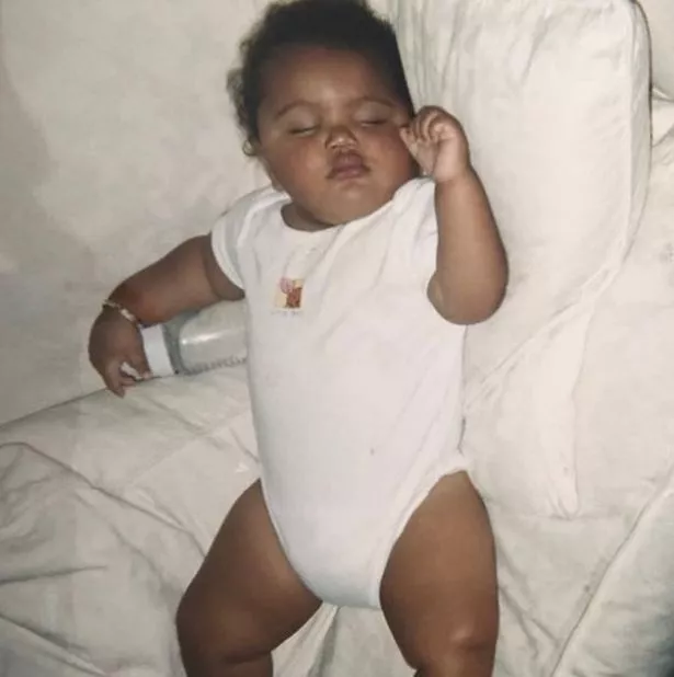 Harvey as a baby