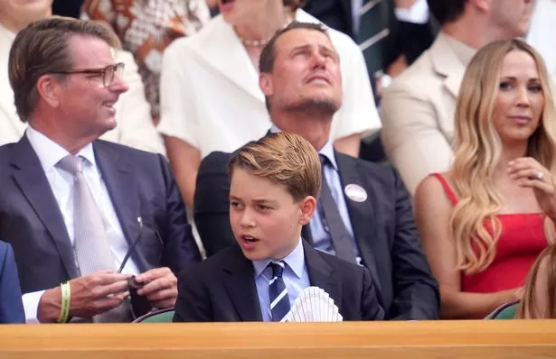 Prince George at Wimbledon earlier this month 