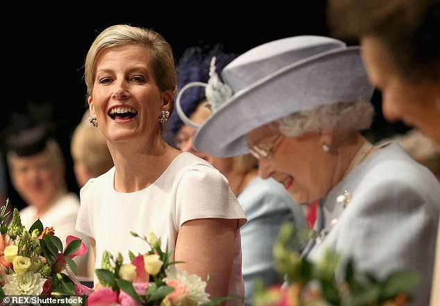 Sophie and the late Queen Elizabeth II attend the Women's Institute AGM, Royal Albert Hall, London on June 4, 2015