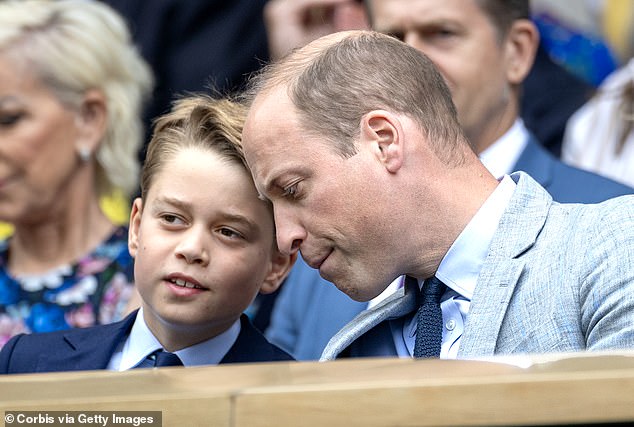 George and his father will have to fly separately now the young prince has turned 12