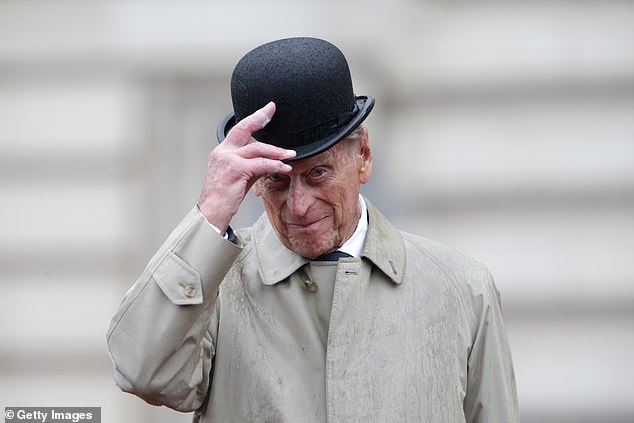 Before retiring on August 2, 2017, Philip attended a parade at Buckingham Palace marking the finale of the Royal Marines 1664 Global Challenge