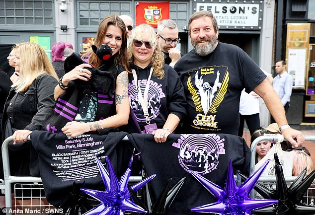 T-shirts and memorabilia have been shown from Ozzy Osbourne's final gig at Villa Park