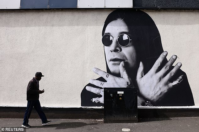 This large mural in honour of the former Black Sabbath frontman is among the tributes