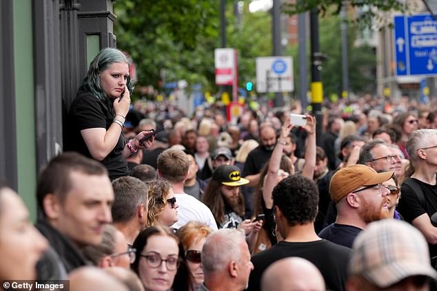 The streets of Birmingham have been packed with people turning out today to pay tribute