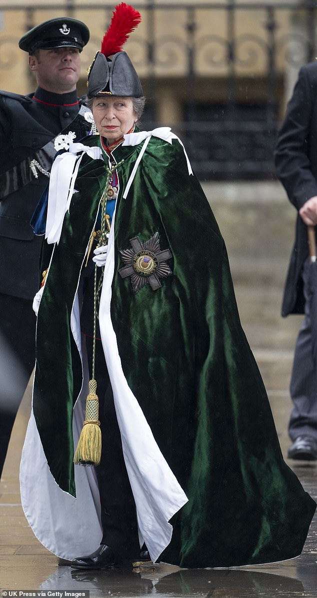 Anne at the coronation of her brother in May 2023. Anne shows no sign of slowing down just yet and she holds the title of the hardest working royal, having taken on 474 engagements last year