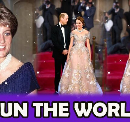 OMG! Princess Catherine STEALS ALL EYES in Stunning Flower Gown & Precious Jewelry Necklace Inherited From Princess Diana!