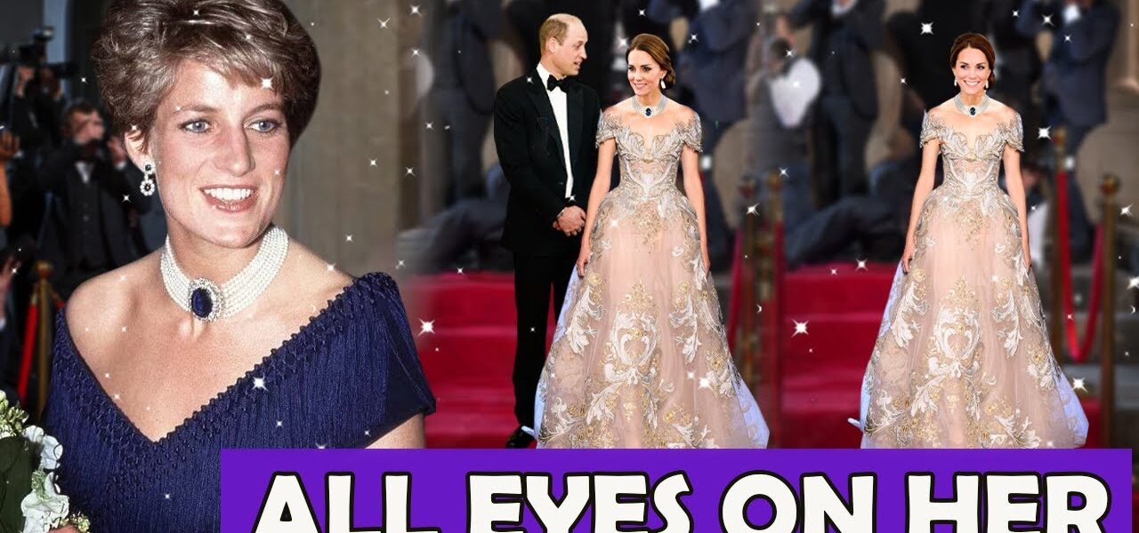 OMG! Princess Catherine STEALS SPOTLIGHT in Breathtaking Flower Gown & Precious Jewelry Necklace Inherited From Late Mother-In-Law Diana!