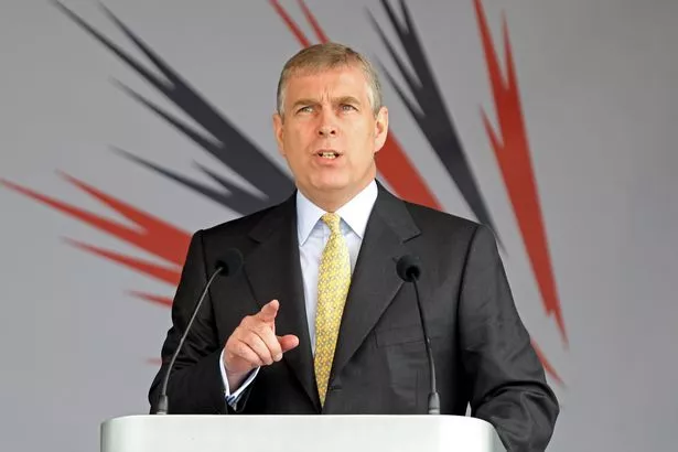 NORTHAMPTON, ENGLAND - APRIL 29: HRH Prince Andrew, The Duke of York speaks during the launch of the new Grand Prix circuit at Silverstone on April 29, 2010 in Northampton, England. (Photo by Mark Thompson/Getty Images for Santander)