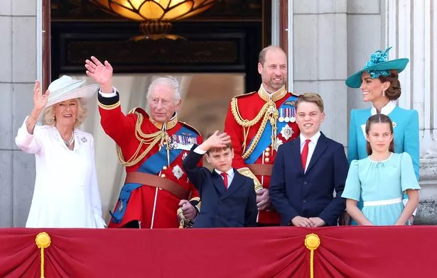 The Royal Family on the Buckingham Palace balcony 