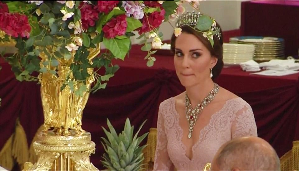 Greville Ruby and Diamond Floral Bandeau Necklace | RegalFille | Duchess of Cambridge