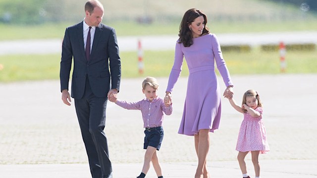 Prince William and Kate Middleton spotted with children at train station |  HELLO!