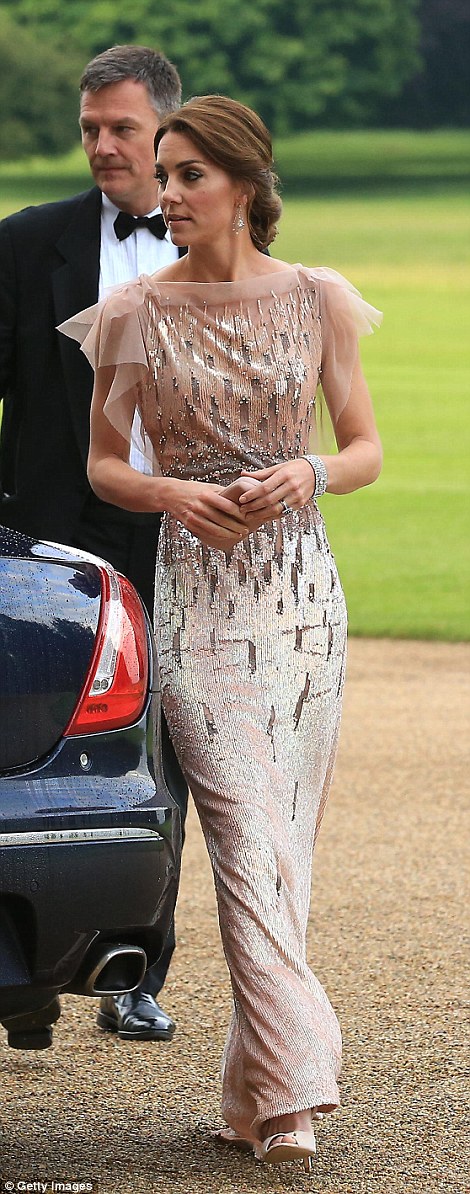 The gala was held in order to raise money for East Anglia's Children's Hospices (EACH), of which she is patron