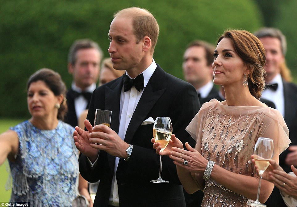 Responding to his wife's wit about her skills in the kitchen William said 'It's the reason I'm so skinny'