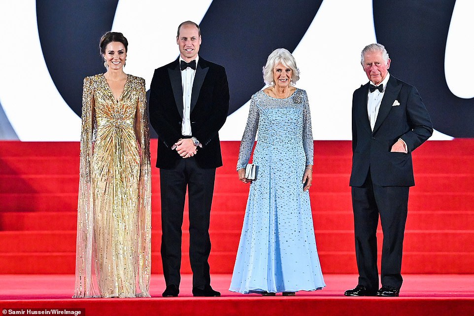 The outing of Charles, Camilla, William and Kate (pictured) is likely to be seen as a sign of collaboration and solidarity between the future king and his eldest son
