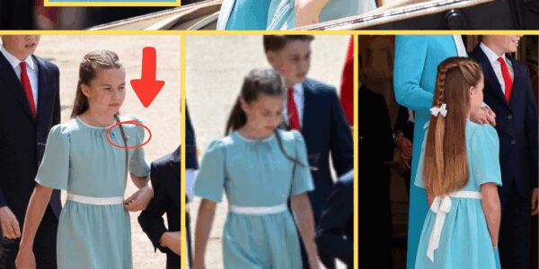 Princess Charlotte, 10, Mesmerizes the World in Stunning Teal Dress and Diamond Horseshoe Brooch Gifted by the Late Queen at Trooping the Colour 2025! The Hidden Truth Behind the Young Princess’ Outfit Will Sh0ck You