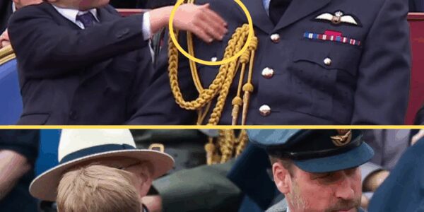 “DAD, LET ME!!” – Funny Moment Louis Brushes Something Off Prince William’s Shoulder STEALS SPOTLIGHT in the Royal Box – Fans Can’t Get Enough!