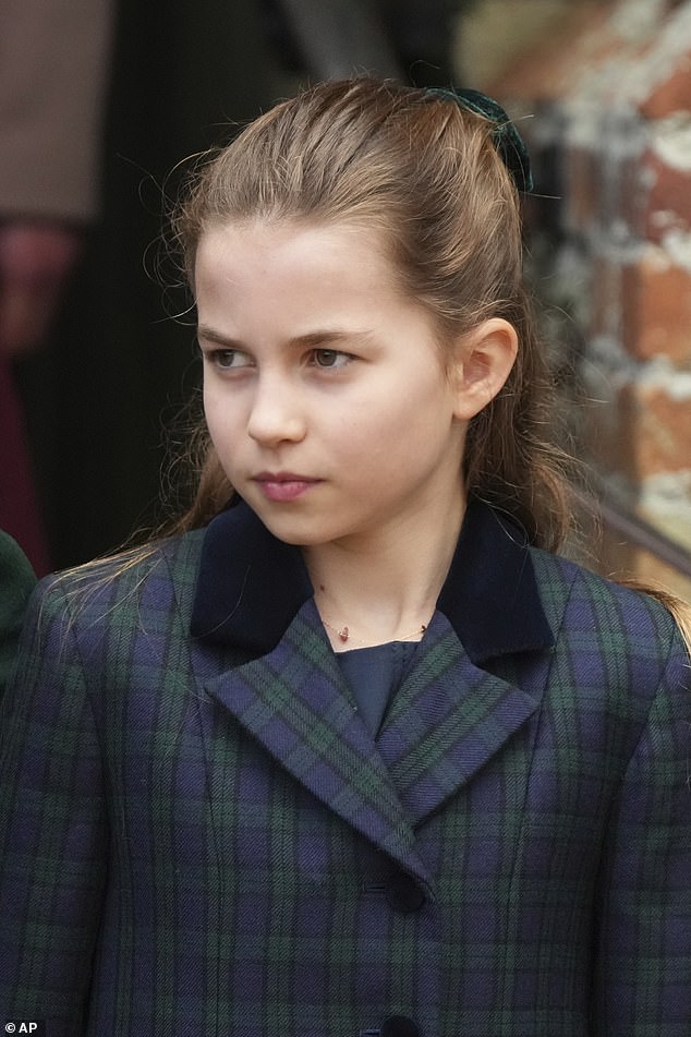 Princess Charlotte debuted a £22 healing necklace from high street brand Accessorize on Christmas Day