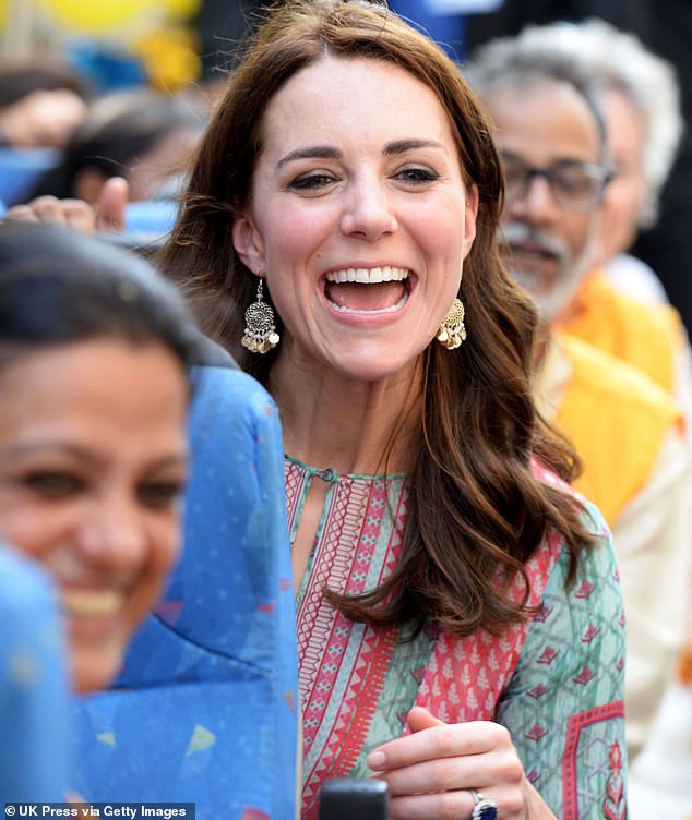Kate's affinity for Accessorize extends to the brand's Filigree Bead Drop Earrings, which she wore during a tour of Mumbai in April 2016