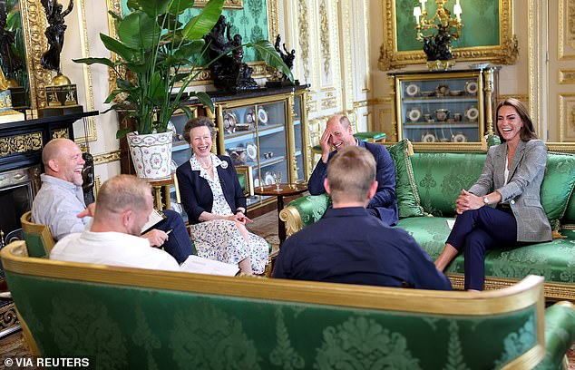 Princess Anne, Prince William and Princess Catherine join the hosts of the Good, the Bad and the Rugby for a special episode of the podcast in 2023