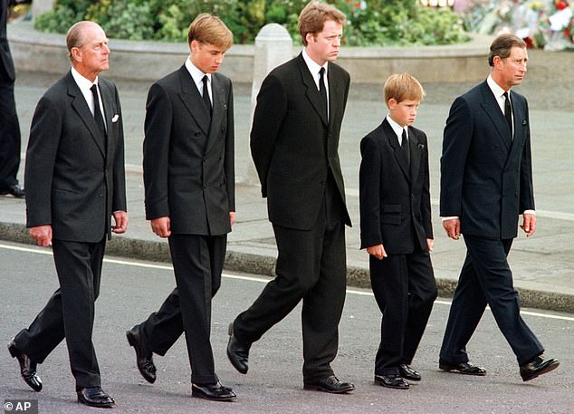 On his death, William paid tribute to his grandfather, saying Philip's 'enduring presence' guided him 'both through good times and the hardest days'