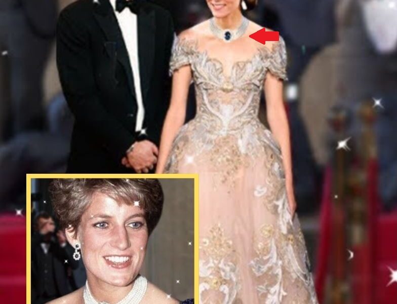 ASTONISHING! Catherine STEALS ALL EYES in Stunning Flower Gown and Princess Diana’s Precious Necklace That Meghan Markle NEVER HAD — Could the Necklace Hold a Royal Secret?
