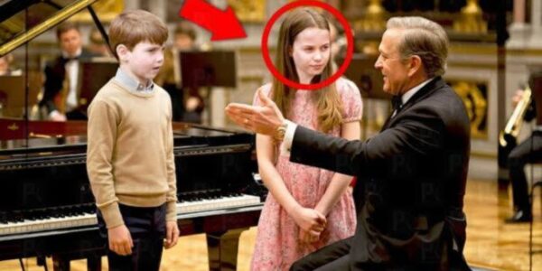 A famous pianist let out a smug laugh as young Prince Louis fumbled onto the royal piano bench — the awkward thud of keys drew murmurs from the crowd, Camilla looked away, and William exhaled, defeated. But then, Princess Charlotte stood. Calm. Certain. She walked straight to the stage, eyes locked on the pianist… and with one bold sentence, the little royal silenced the entire hall. No one saw it coming. 🎥 Watch below 👇