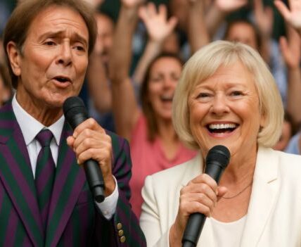 “We’ve Got Silver in Our Hair—But the Music’s Still Gold…” The line slipped from Sue Barker’s lips so naturally, you’d think it had always belonged to her. But when Sir Cliff Richard strummed the opening of “Apache” and Sue began to softly sing, Centre Court froze. No announcement. No rehearsal. Just two British legends turning a sunny Wimbledon afternoon into the most unexpected singalong of the summer. Sue—tennis icon, national treasure—joined her lifelong friend Cliff with lyrics they’d secretly written together. The crowd gasped. Then smiled. Then wiped their eyes. Because this wasn’t just music. It was memory, mischief, and magic wrapped into one moment. Watch the heart-melting scene below 👇👇