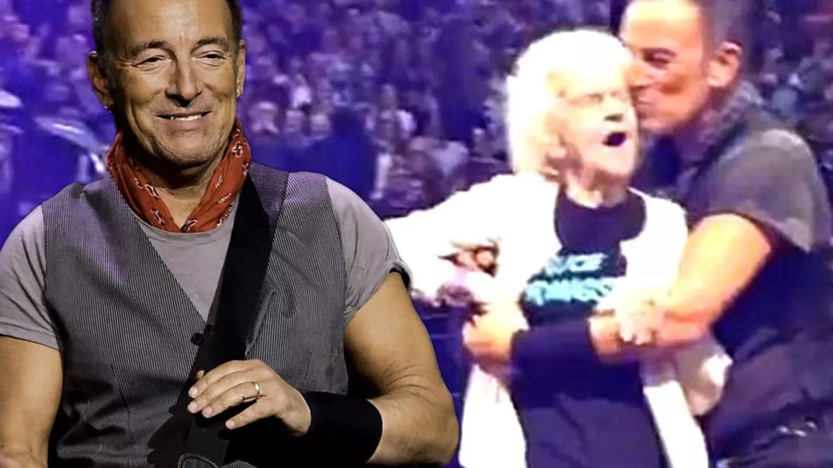 Bruce Springsteen's biggest fan, 91, pulled on stage for final dance - The  Mirror
