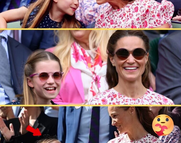 Charlotte and Aunt Pippa Leave Leaves Fans Go Wild with Sweet Moments and Stunning Matching Outfits at Wimbledon