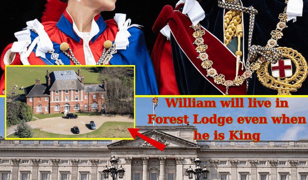 NO MORE BUCKINGHAM PALACE! A Royal Shake-Up? Prince William Chooses Forest Lodge Over Buckingham Palace — The Surprising Future of the Monarch’s Most Iconic Residence