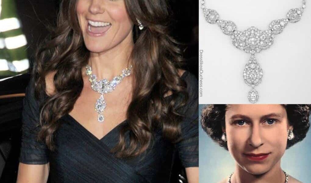 OMG! Catherine DAZZLES In Glittering McQueen Gown as She Honors Princess Diana and Late Queen with Heirloom Jewels!