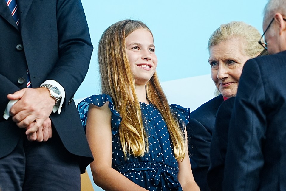 Princess Charlotte at the UEFA Women's Euro 2025 final.