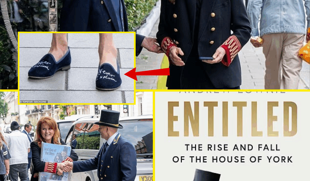 UNBELIEVABLE – Sarah Ferguson sends her critics a message with her footwear after bombshell book that Royals tried to ban accused both her and Andrew of cheating