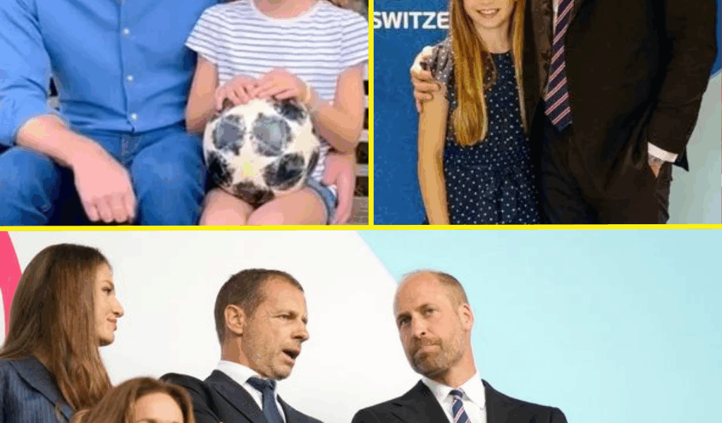 BREAKING:  Charlotte Joins Prince William at Euros Final, Steals Spotlight in Sweet Father-Daughter Moment