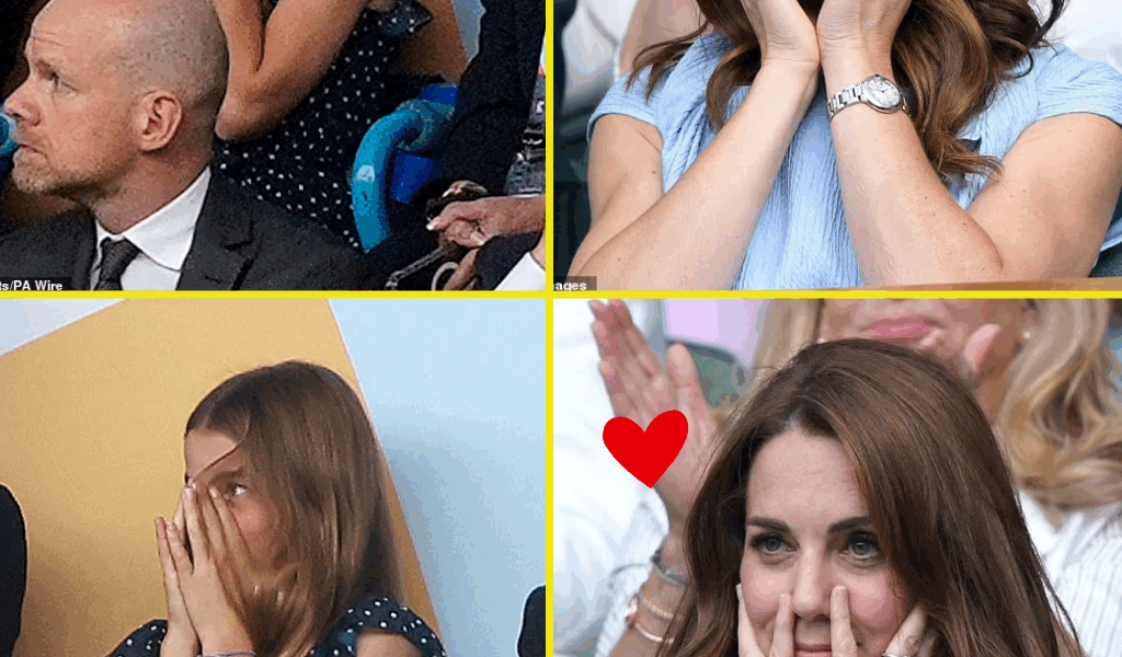 LIKE MOTHER, LIKE DAUGHTER – Princess Charlotte is the spitting image of mother Kate as she watches Lionesses’ Euros victory