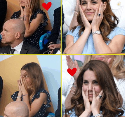 LIKE MOTHER, LIKE DAUGHTER – Princess Charlotte is the spitting image of mother Kate as she watches Lionesses’ Euros victory